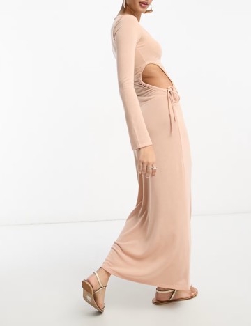 Rochie maxi ASOS, roz