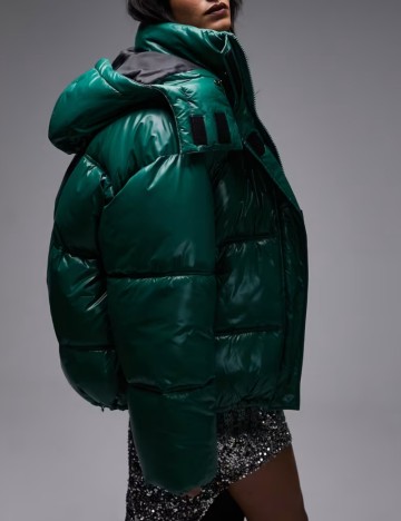 Geacă Topshop, verde