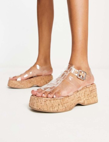 Sandale ASOS, transparent