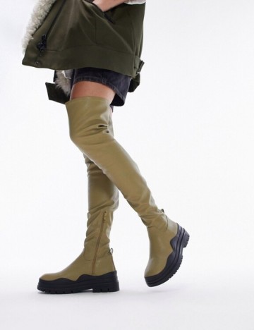 Cizme Topshop, kaki
