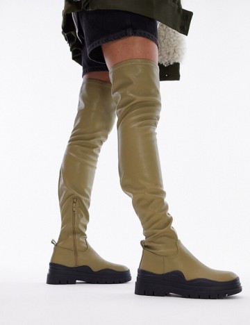 Cizme Topshop, kaki