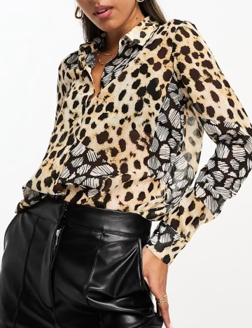 Cămașă ASOS, mix culori