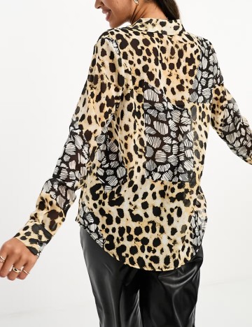 Cămașă ASOS, mix culori