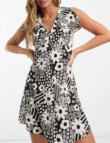Rochie mini ASOS, mix culori