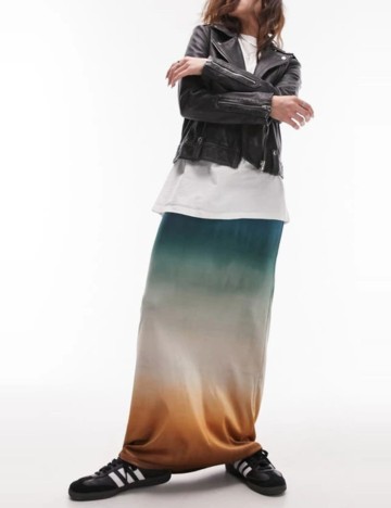 Fustă maxi Topshop, mix culori