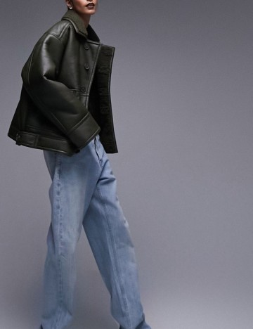 Cojoc Topshop, kaki