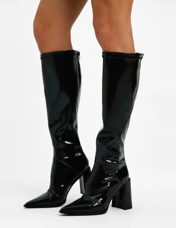 Cizme Glamorous, negru