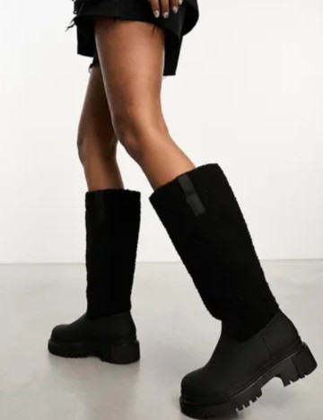 Cizme Public Desire, negru