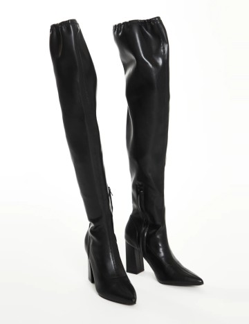 Cizme Glamorous, negru