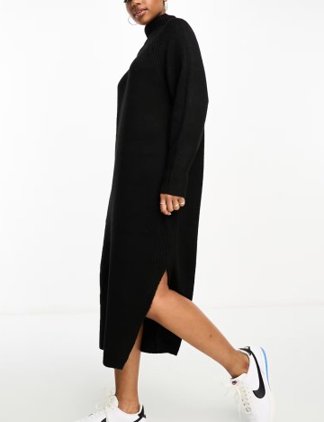 Rochie midi ASOS, negru
