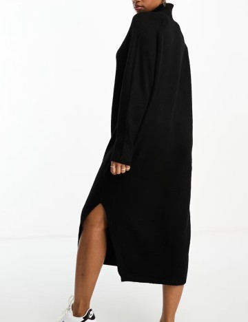 Rochie midi ASOS, negru