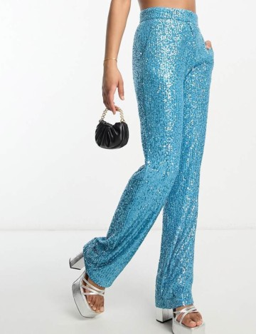 Pantaloni ASOS, albastru