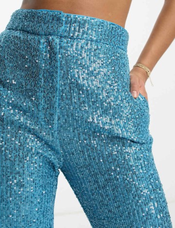Pantaloni ASOS, albastru