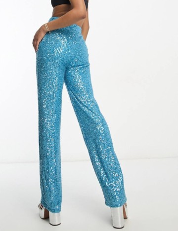 Pantaloni ASOS, albastru