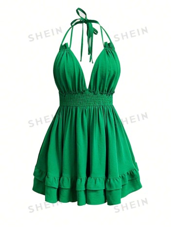 Rochie mini Shein, verde
