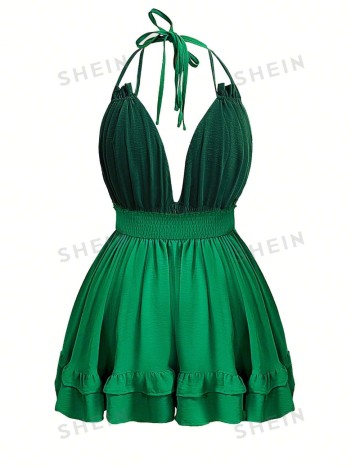 Rochie mini Shein, verde