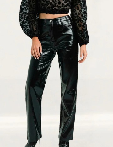 Pantaloni Amy Lynn, negru