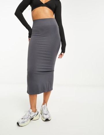 Fustă ASOS, gri