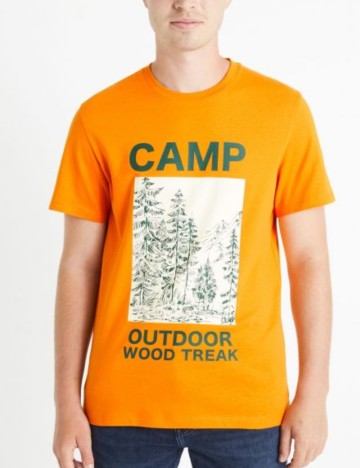 Tricou Celio, portocaliu