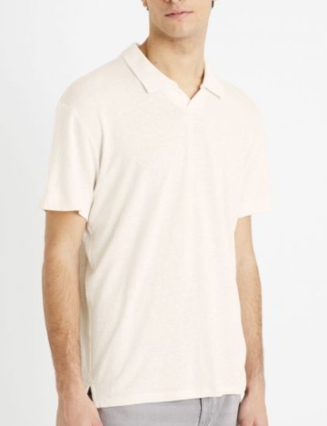 Tricou Celio, crem