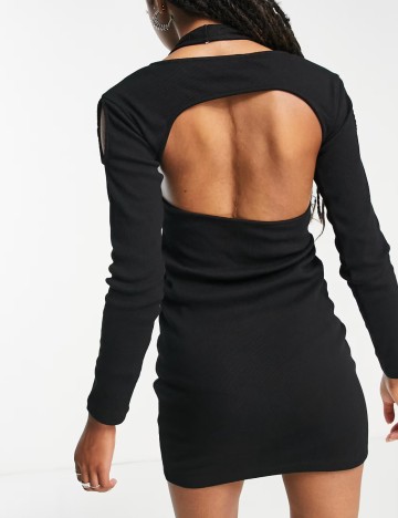 Set rochie și bolero Stradivarius, negru