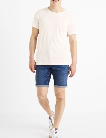 Tricou Celio, crem