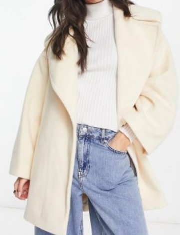 Palton scurt River Island, crem