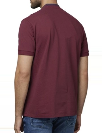 Tricou polo Celio, vișiniu