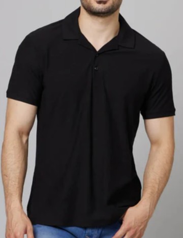 Tricou polo Celio, negru