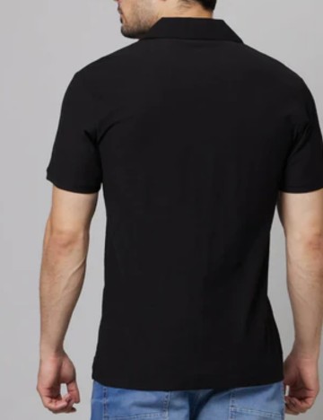 Tricou polo Celio, negru