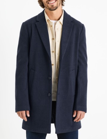 Palton Celio, albastru