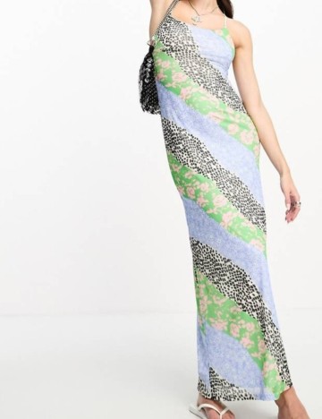 Rochie maxi ASOS, mix culori