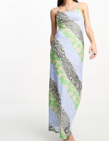 Rochie maxi ASOS, mix culori