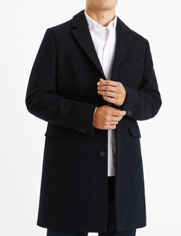 Palton Celio, albastru