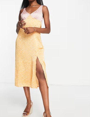Rochie midi Stradivarius, mix culori
