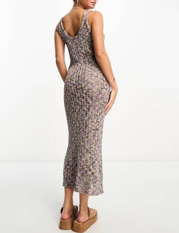 Rochie maxi Pull&Bear, mix culori