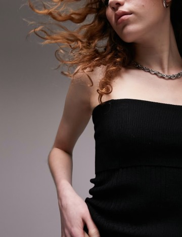 Top Topshop, negru