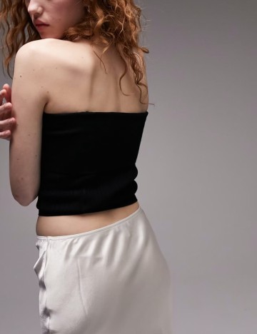 Top Topshop, negru