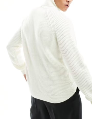 Pulover Bershka, crem