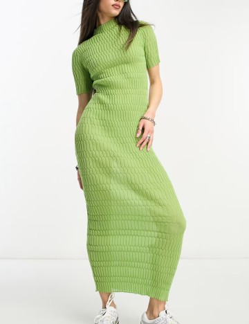 Rochie maxi WEEKDAY, verde