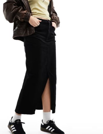 Fustă midi Monki, negru