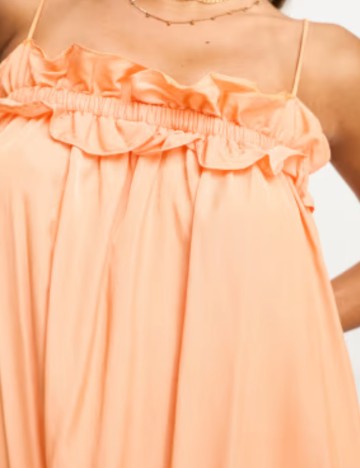 Rochie midi Lola May, portocaliu
