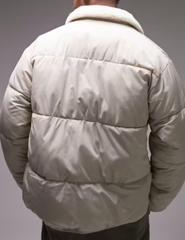 Geaca Topman, crem