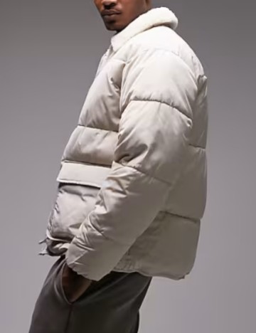 Geaca Topman, crem