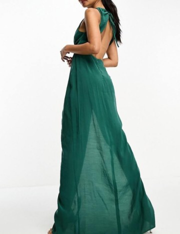 Rochie maxi ASOS, verde
