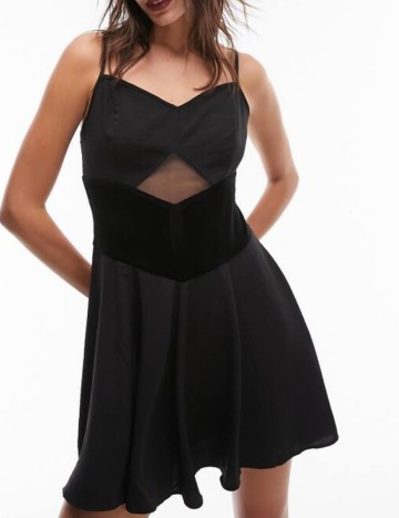 Rochie midi ASOS, negru