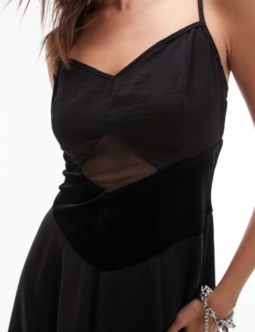 Rochie midi ASOS, negru