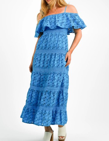 Rochie maxi Topshop, albastru