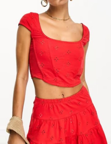 Top ASOS, roșu
