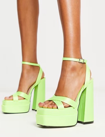 Sandale Glamorous, neon